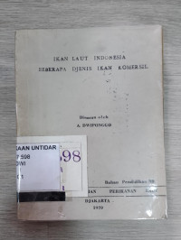 IKAN LAUT INDONESIA BEBERAPA DJENIS IKAN KOMERSIL