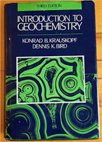 Introduction To Geochemistry