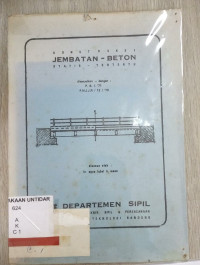 Image of Konstruksi Jembatan Beton Statis -Tertentu