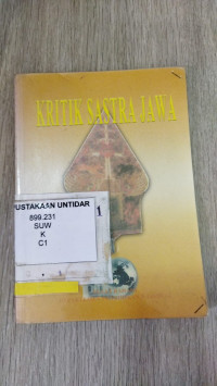 KRITIK SASTRA JAWA