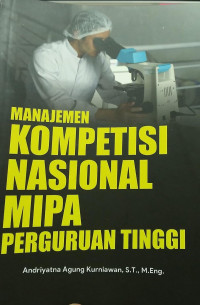 MANAJEMEN KOMPETISI NASIONAL MIPA PERGURUAN TINGGI