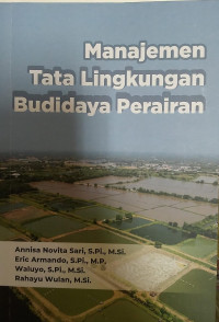 MANAJEMEN TATA LINGKUNGAN BUDIDAYA PERAIRAN