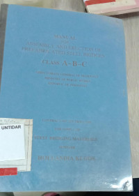 MANUAL FOR  ASSEMBLY AND ERECTION OF PREFAB