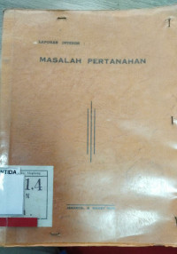 MASALAH PERTANAHAN