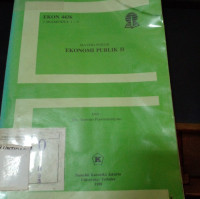 MATERI POKOK EKONOMI PUBLIK II