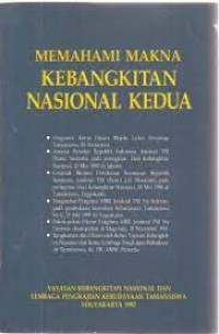 MEMAHAMI MAKNA KEBANGKITAN NASIONAL KEDUA