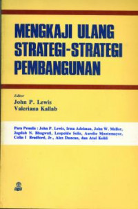 MENGKAJI ULANG STRATEGI-STRATEGI PEMBANGUNAN