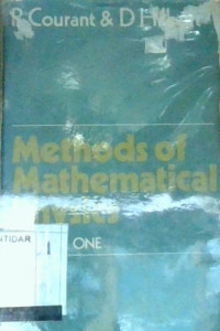 METHODS OF MATHEMATICAL PHYSICS VOLUME I