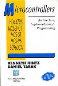 MICROCONTROLLERS Architecture, Implementation, and Programming