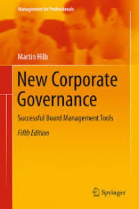 Image of NEW CORPORATE GOVERNANCE : SUCCESSFUL BOARD MANAGEMENT TOOLS FIFTH EDITION