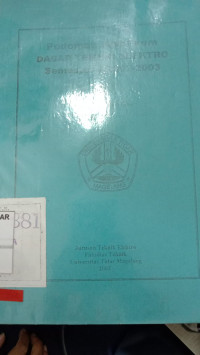 PEDOMAN PRAKTIKUM DASAR TEKNIK ELEKTRO SEMESTER II/2002-2003