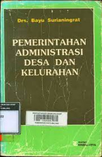 PEMERINTAHAN ADMINISTRASI DESA DAN KELURAHAN