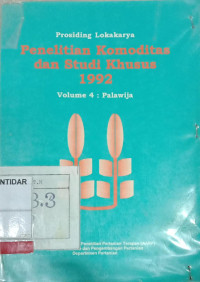 PENELITIAN KOMODITAS DAN STUDI KHUSUS 1992