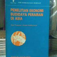 PENELITIAN EKONOMI BUDIDAYA PERAIRAN DI ASIA