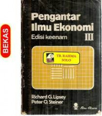 Pengantar Ilmu Ekonomi III Edisi keenam