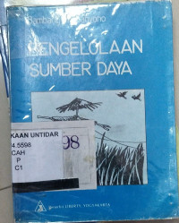 Pengelolaan Sumber Daya