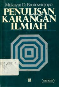 PENULISAN KARANGAN  ILMIAH