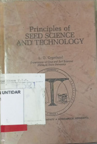 PRINCIPLES OF SEED SCIENCE AND TECHNOLOGY