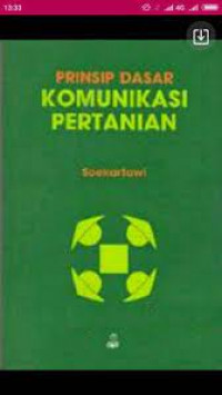 PRINSIP DASAR KOMUNIKASI PERTANIAN