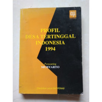 PROFIL DESA TERTINGGAL INDONESIA 1994