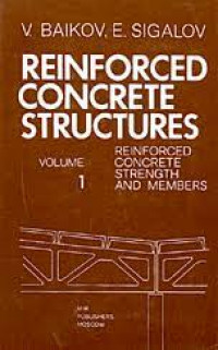 REINFORCED CONCRETE STRUCTURES VOLUME I