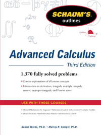 Image of SCHAUM'S OUTLINES : ADVANCED CALCULUS THIRD EDITION