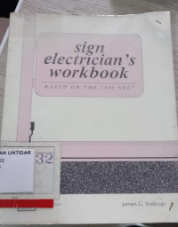 SIGN ELECTRICIAN'S WORKBOOK BASED ON THE 1990 NEC