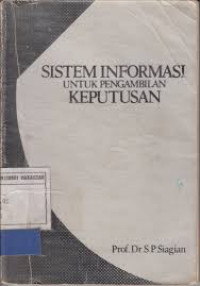 SISTEM INFORMASI UNTUK PENGAMBILAN KEPUTUSAN