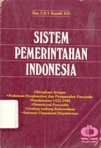 SISTEM PEMERINTAHAN INDONESIA