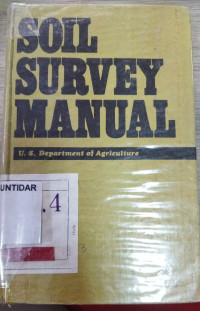 SOIL SURVEY MANUAL