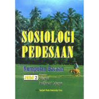 SOSIOLOGI PEDESAAN: KUMPULAN BACAAN JILID II