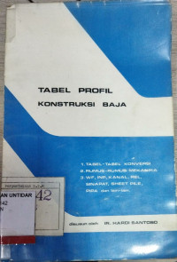 TABEL PROFIL KONSTRUKSI BAJA