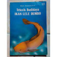 TEKNIK BUDAYA IKAN LELE DUMBO