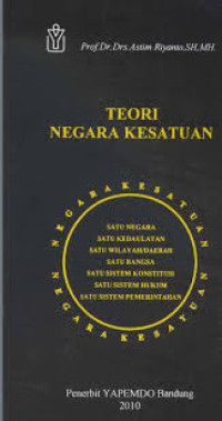 Image of TEORI NEGARA KESATUAN