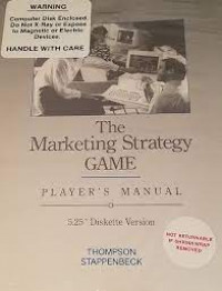 THE MARKETING STRATEGY GAME