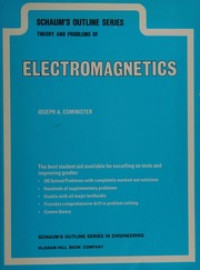 Theory And Problems Of Electromagnetics