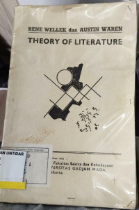 THEORY OF LITERATURE