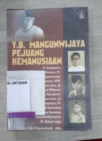 Y.B. MANGUNWIJAYA PEJUANG KEMANUSIAAN