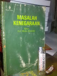 Masalah Kenegaraan