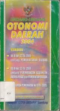 undang undang otonomi daerah 2004