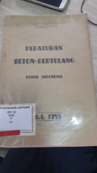 PERATURAN BETON-BERTULANG UNTUK INDONESIA